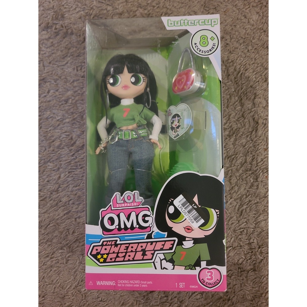LOL Surprise OMG The Powerpuff Girls BUTTERCUP Doll 2025 With Accessories NIB